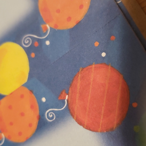 🛍 2/$6 🛍 Balloons border stationery - Picture 2 of 4